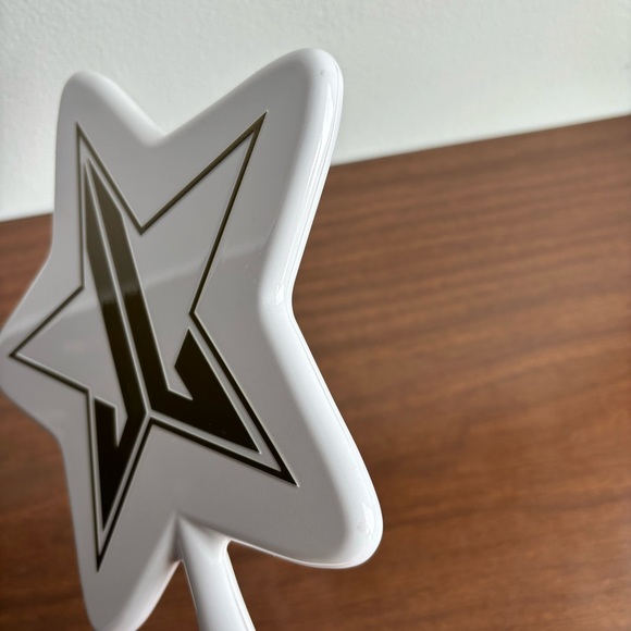 Jeffree Star White & Gold Glitter Hand Mirror - Picture 4 of 8